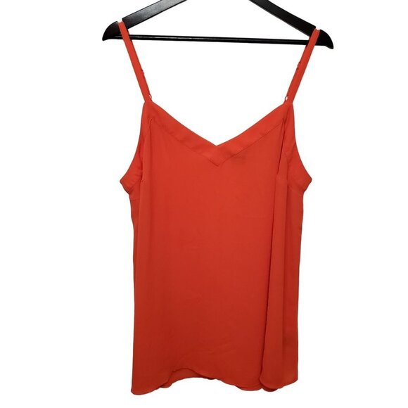 Torrid Tangerine Tango Georgette Tunic CamiTank Size 1 - Picture 4 of 9